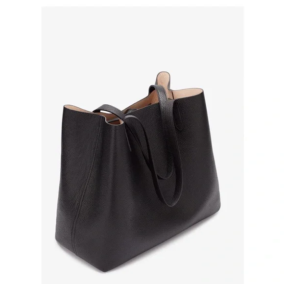 Cuyana Structured Black Leather Tote Bag - Like New! - Picture 6 of 16